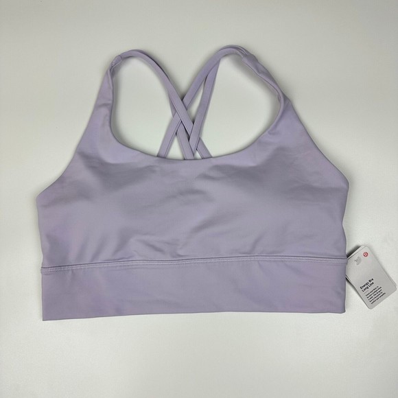 lululemon athletica Other - Lululemon Size 10 Energy Bra Long Line Lavender Lilac New With Tags